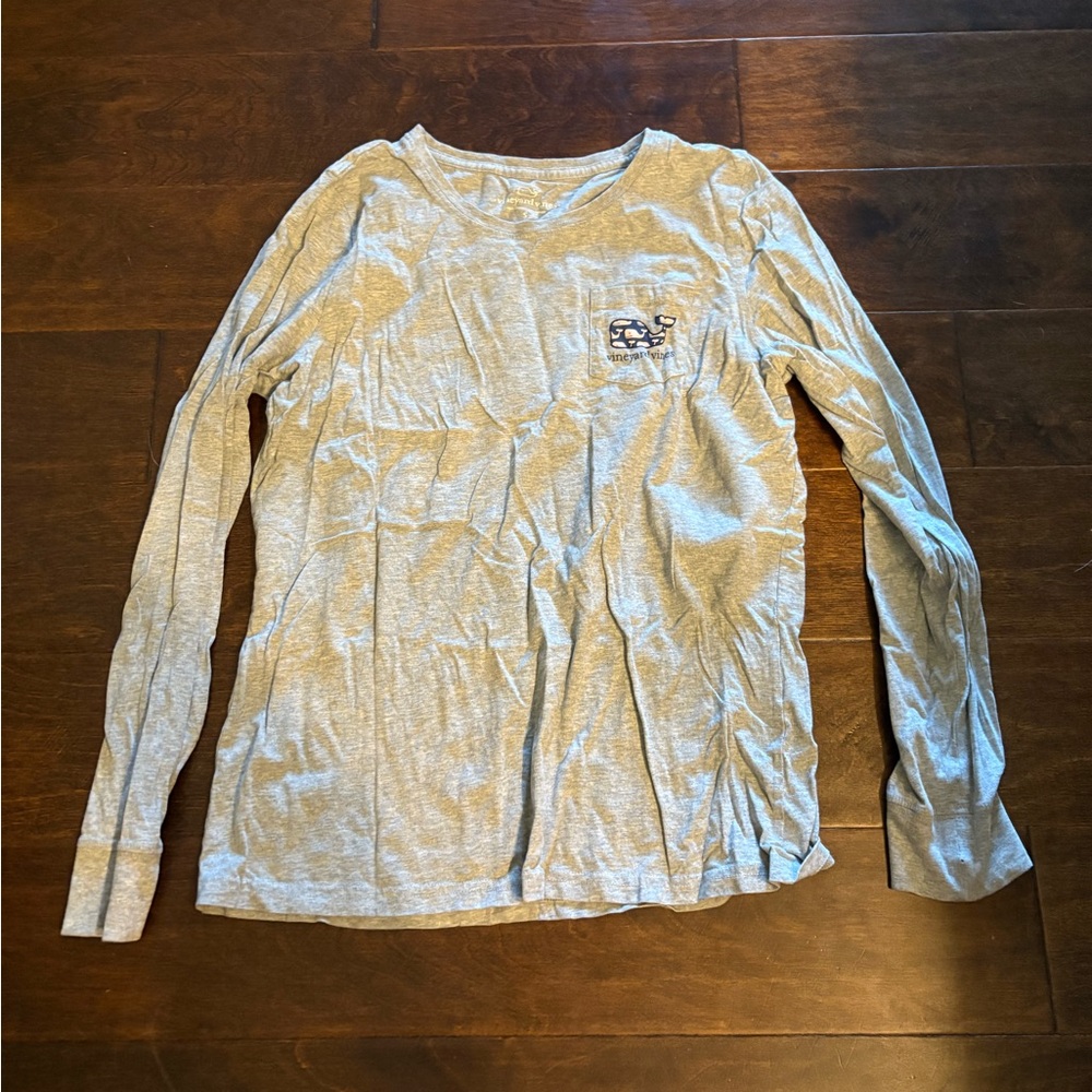 Vineyard Vines Gray Long Sleeve Shirt